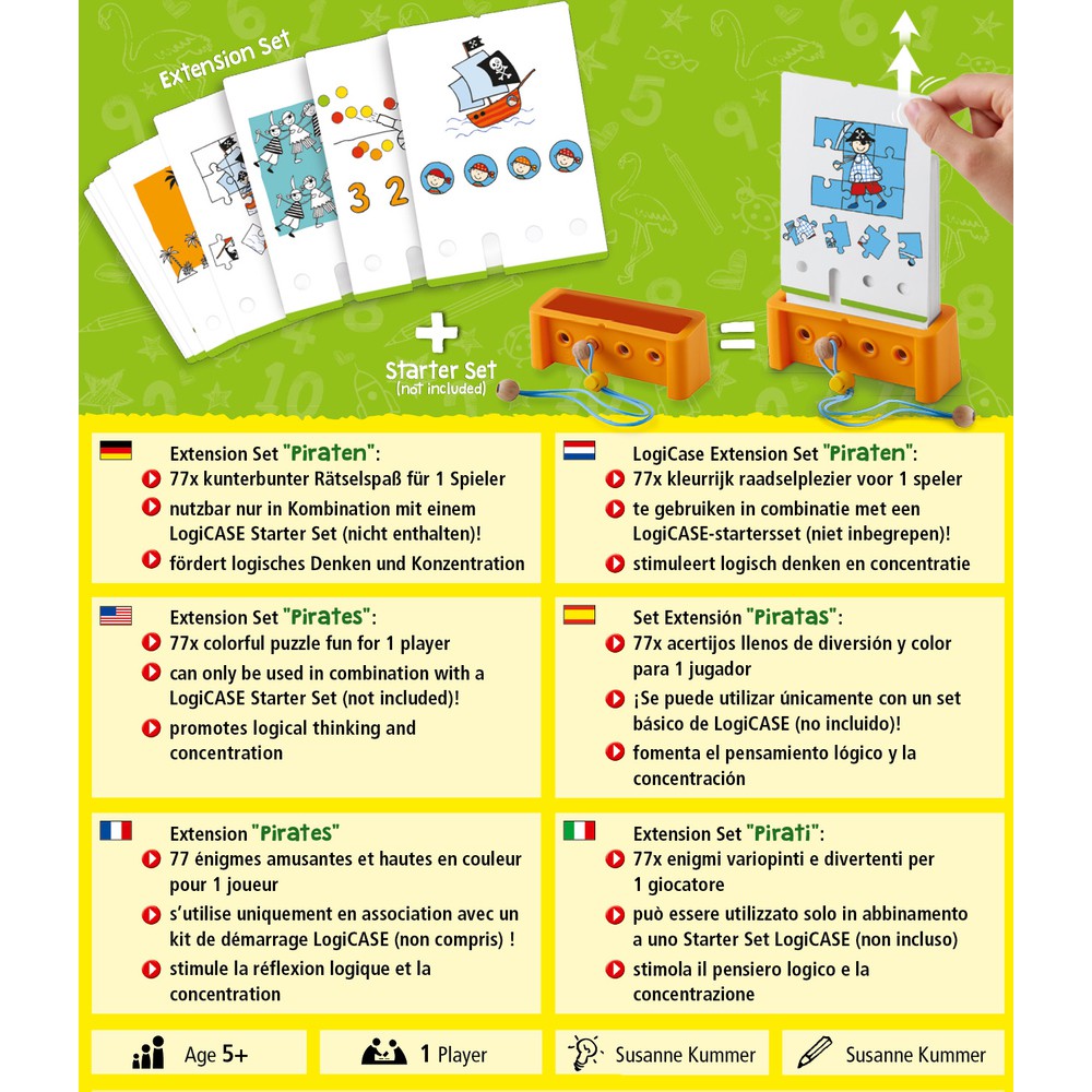 LogiCASE Set de ampliación Piratas 5+- Haba