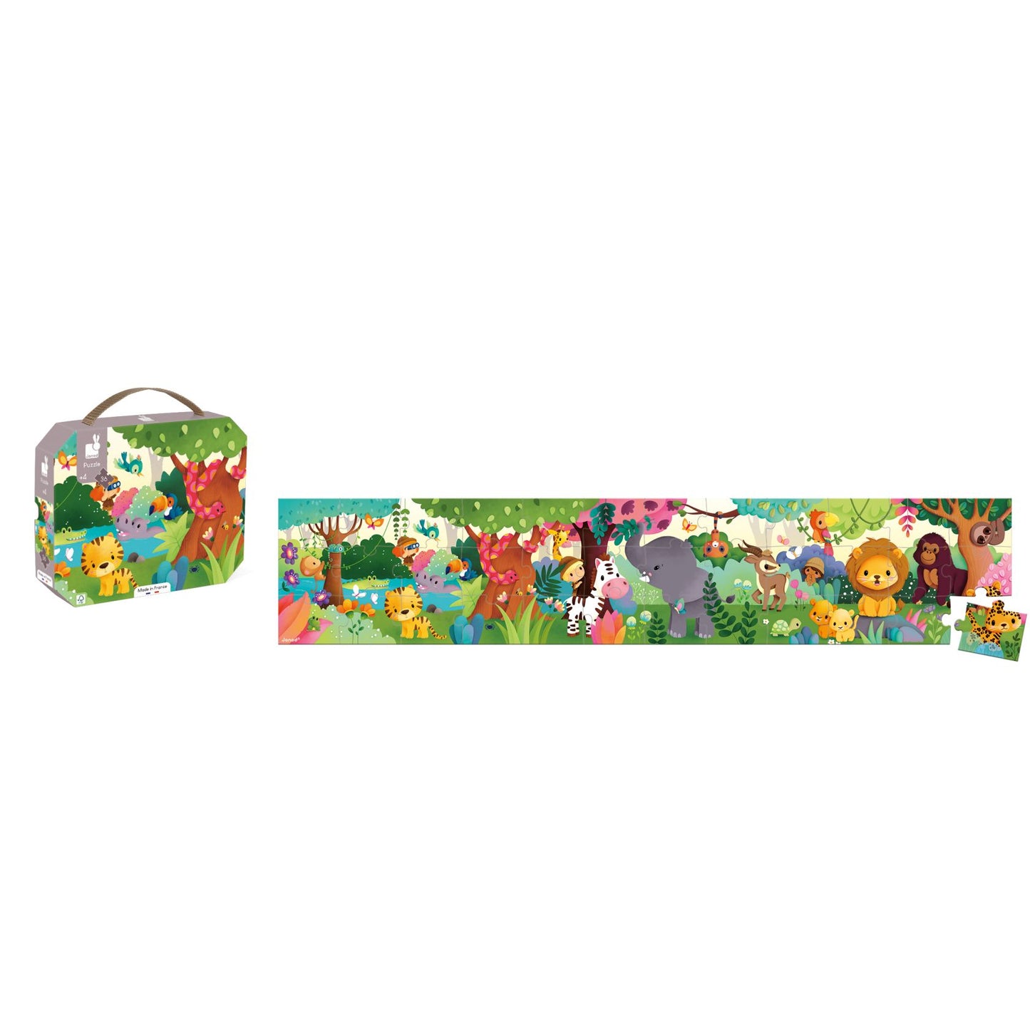 Puzzle Animales salvajes 36 piezas - Janod