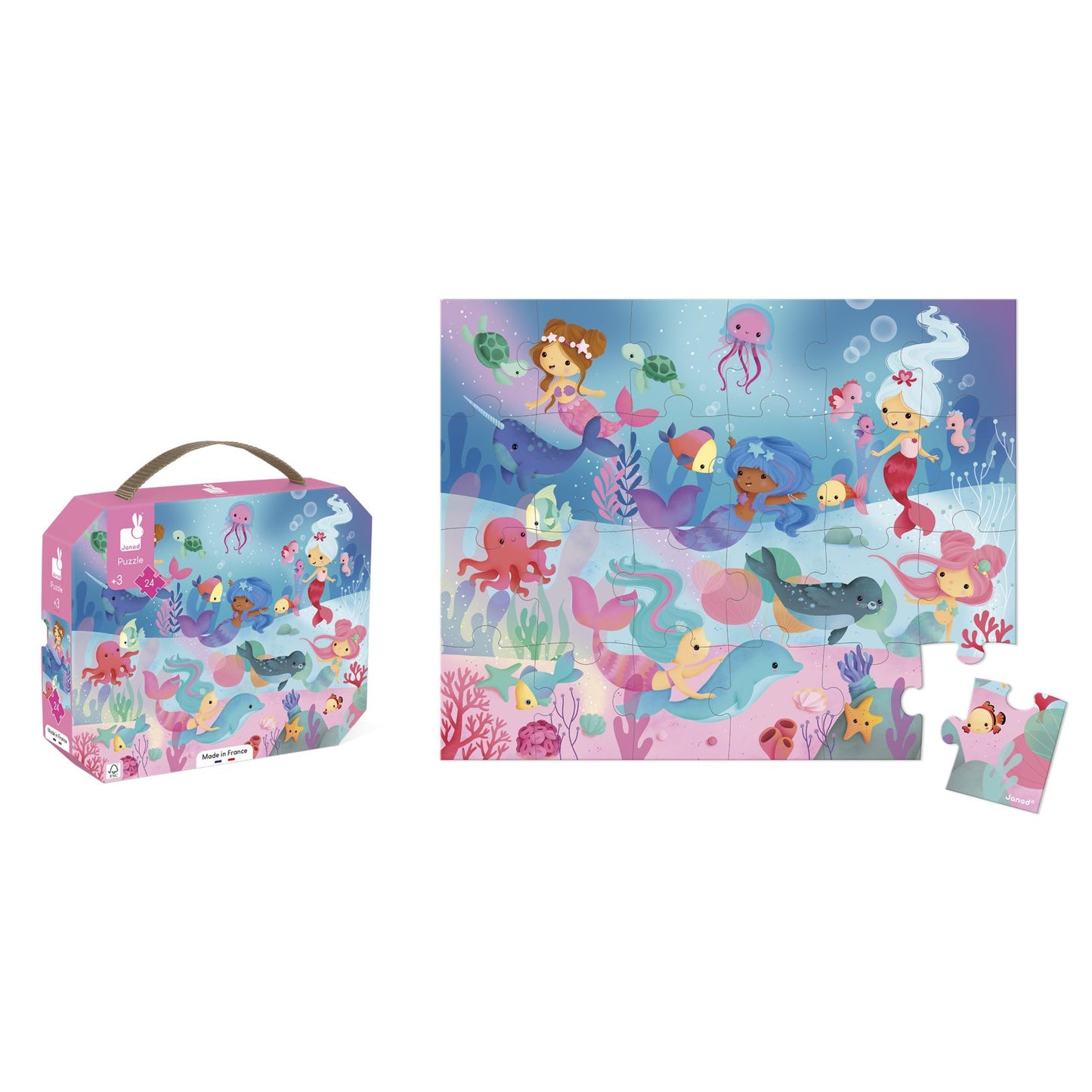 Puzzle Sirenas 24 piezas - Janod