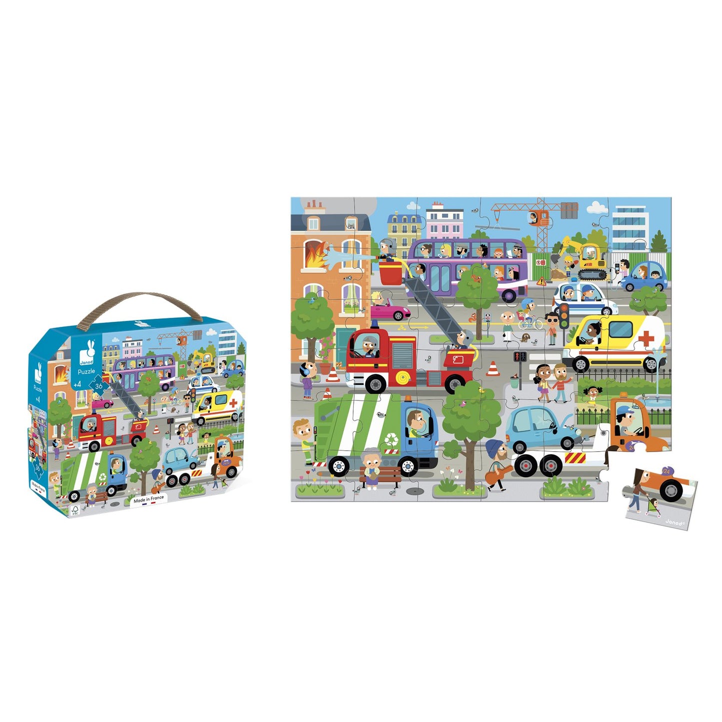 Puzzle Ciudad 36 piezas - Janod
