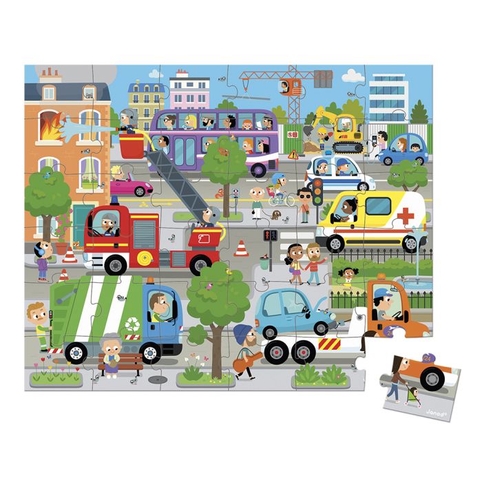 Puzzle Ciudad 36 piezas - Janod