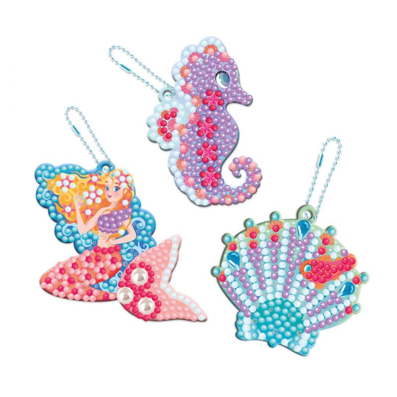 Decorar con strass 3 llaveros, Magic Ocean - Janod