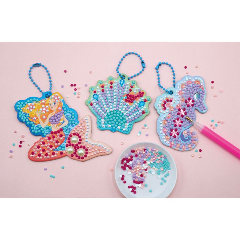Decorar con strass 3 llaveros, Magic Ocean - Janod