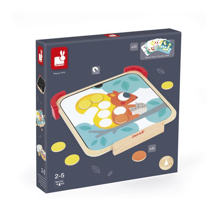 Discos magnéticos Los colores - Janod