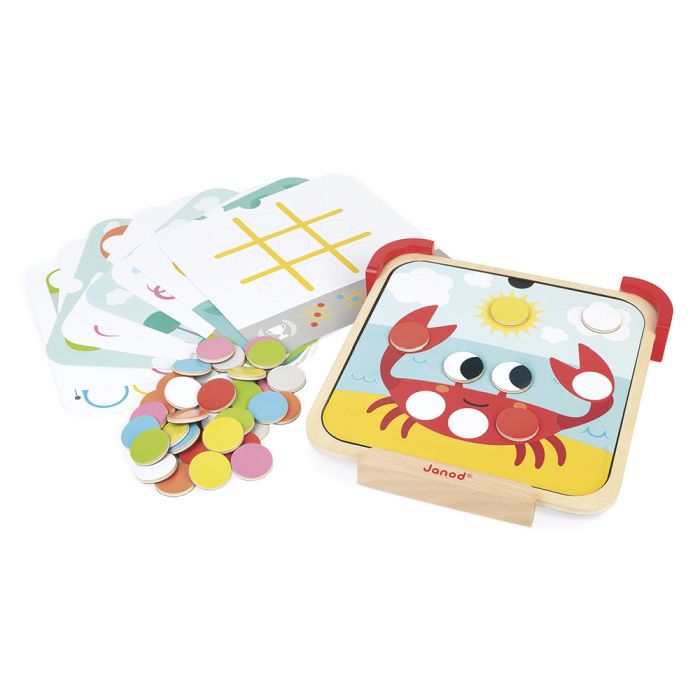 Discos magnéticos Los colores - Janod