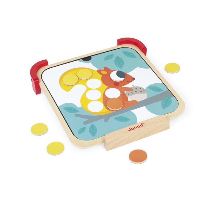 Discos magnéticos Los colores - Janod