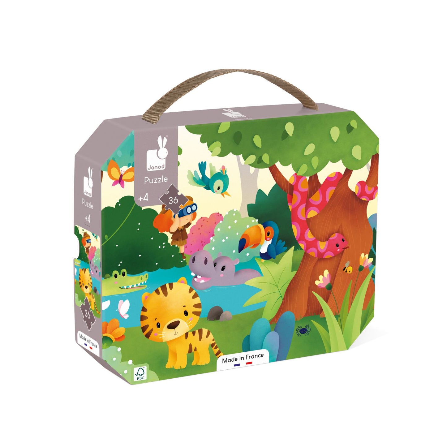 Puzzle Animales salvajes 36 piezas - Janod