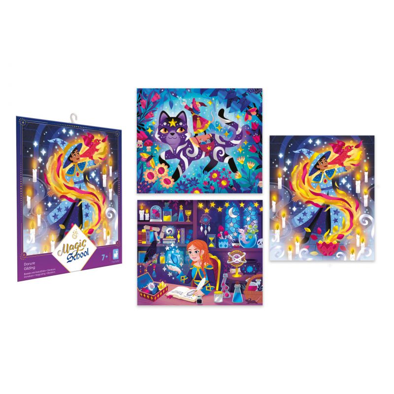 Magic School láminas doradas - Janod