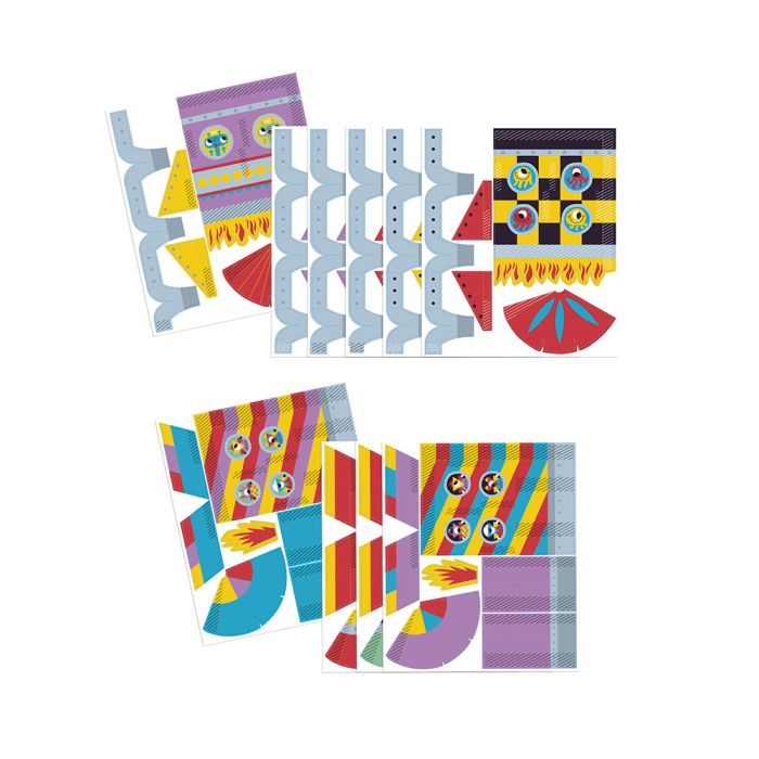10 cohetes de papel - Janod