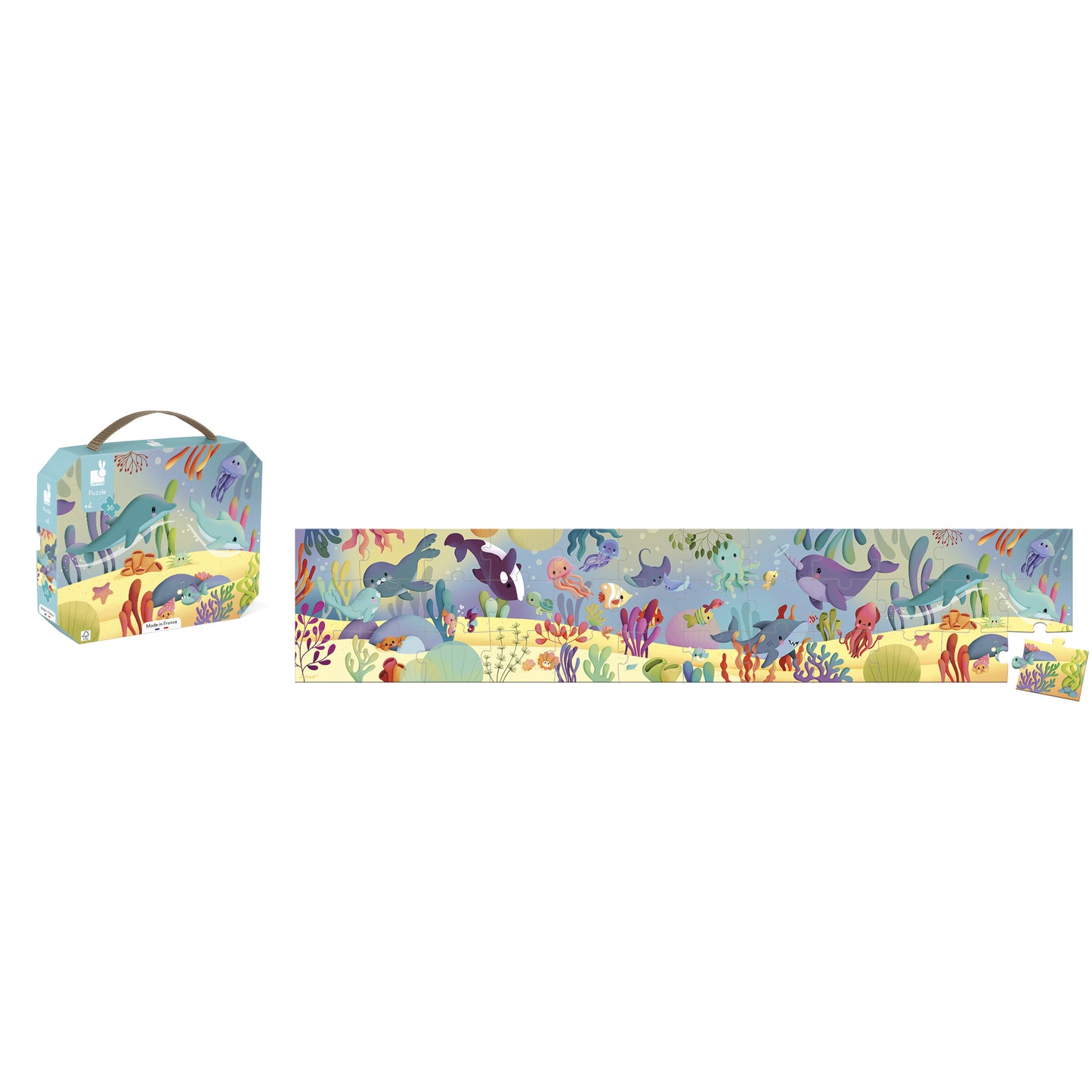 Puzzle Animales marinos 36 piezas - Janod