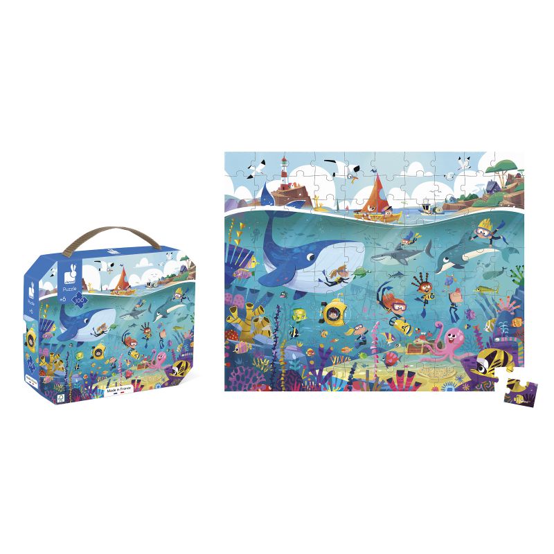 Puzzle Los fondos marinos 100 piezas - Janod