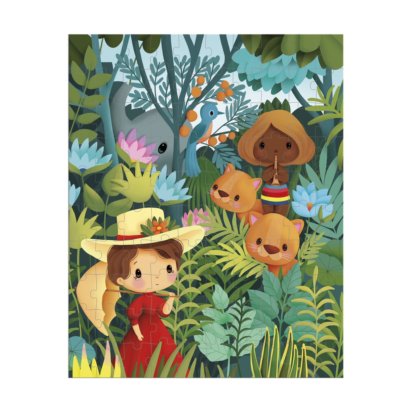 Puzzle inspirado en Rousseau 100 piezas - Janod