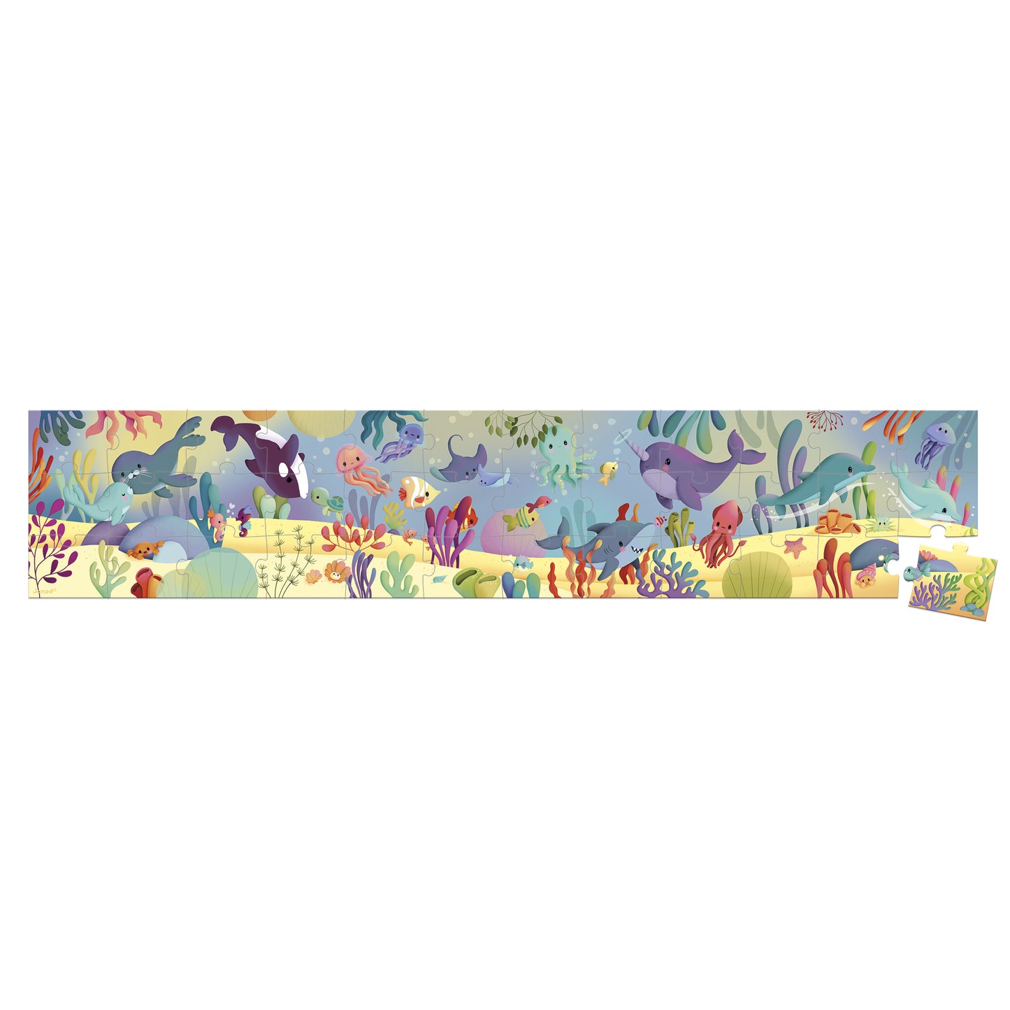 Puzzle Animales marinos 36 piezas - Janod