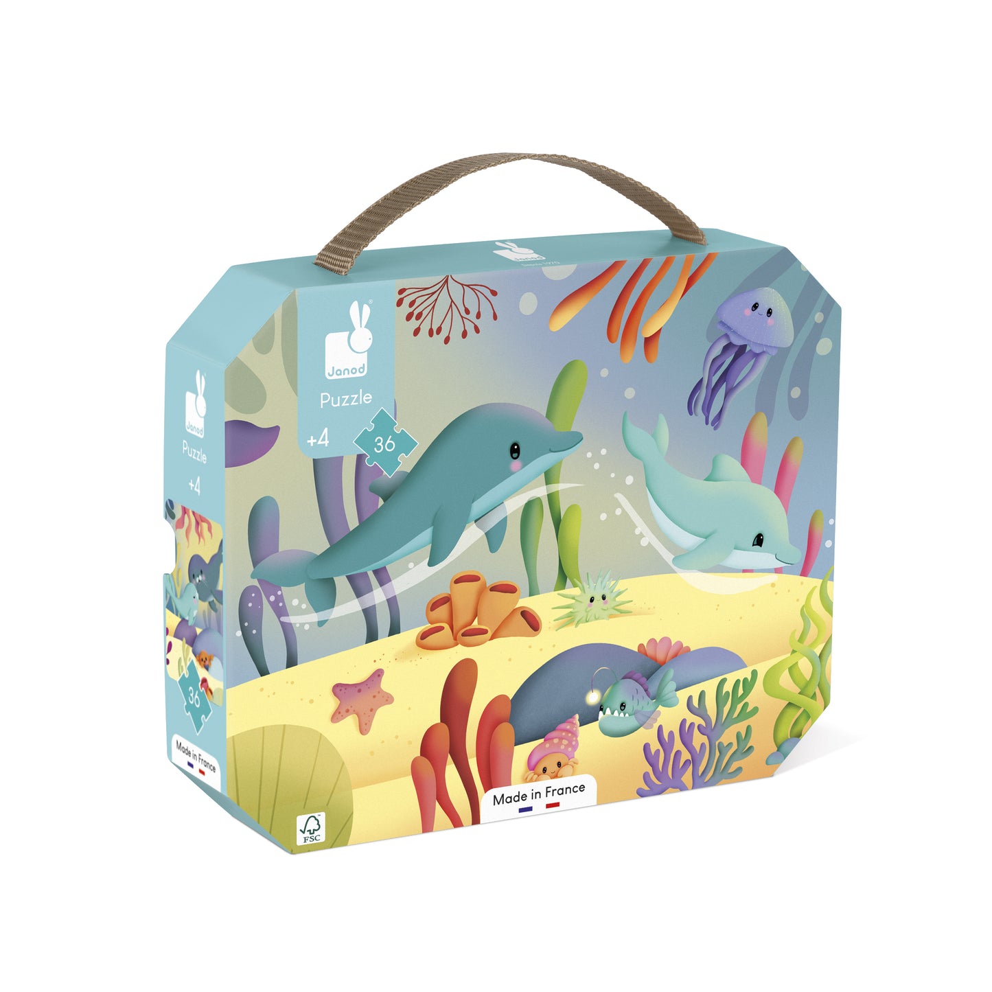 Puzzle Animales marinos 36 piezas - Janod