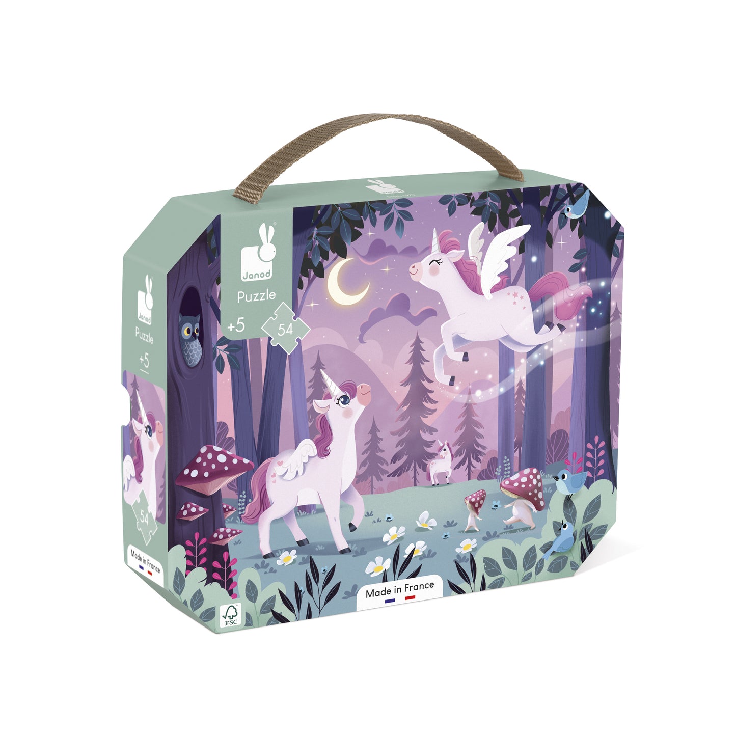 Puzzle Unicornios 54 piezas - Janod