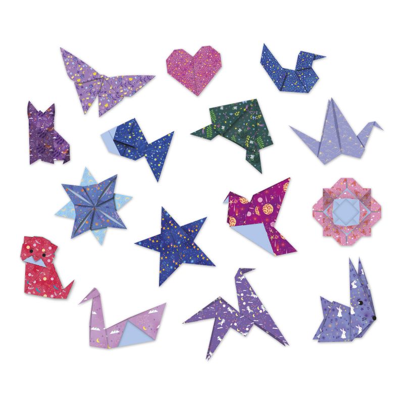 200 papeles origamis, constelaciones - Janod