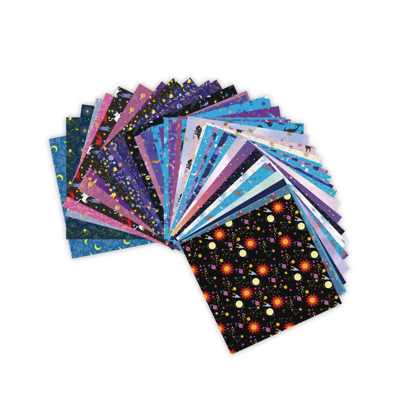 200 papeles origamis, constelaciones - Janod