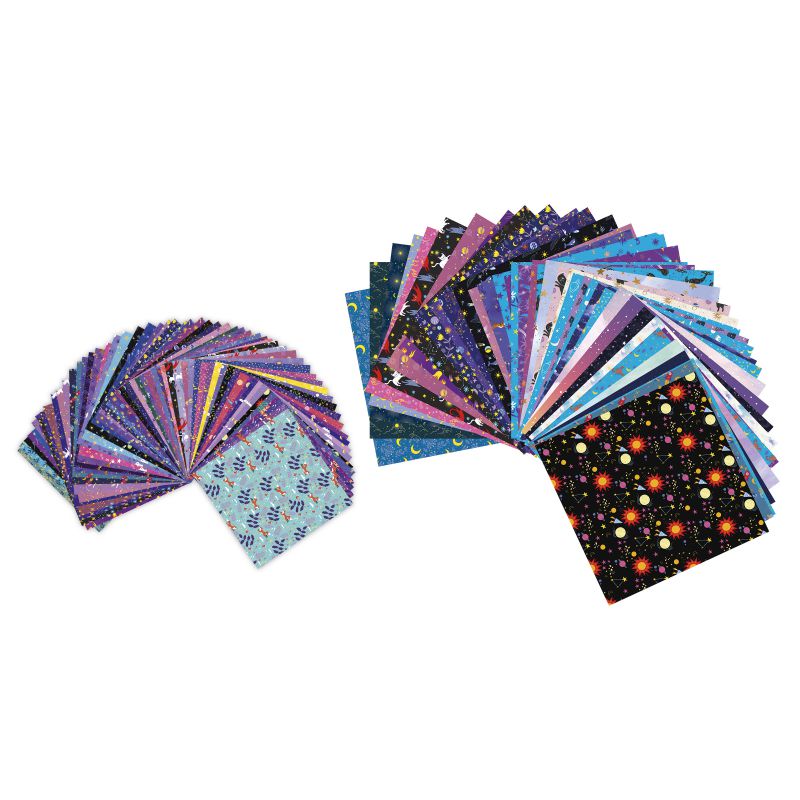 200 papeles origamis, constelaciones - Janod