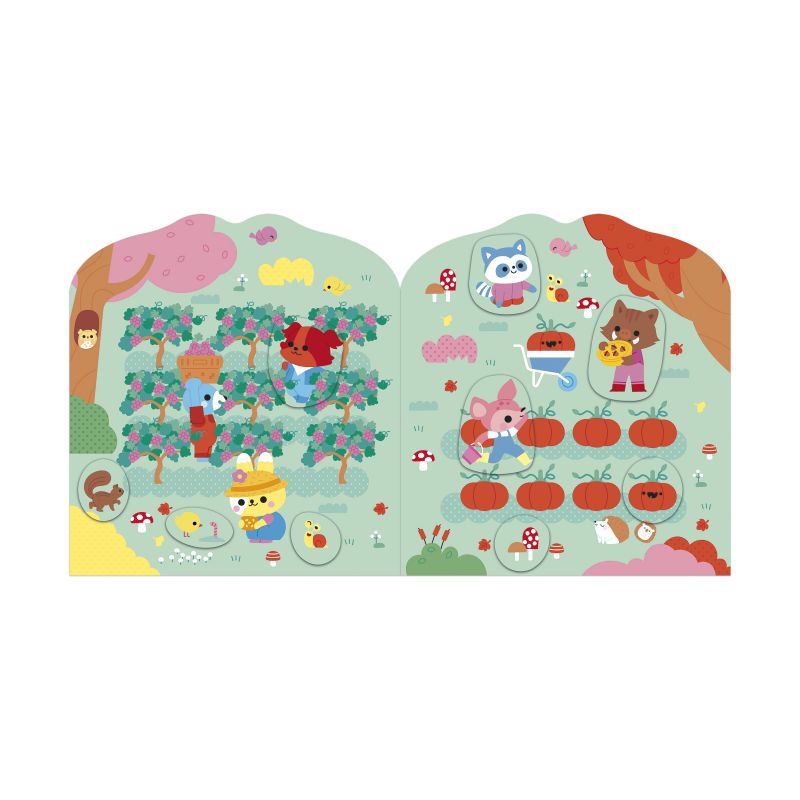 Cuaderno de pegatinas, El Campo - Janod