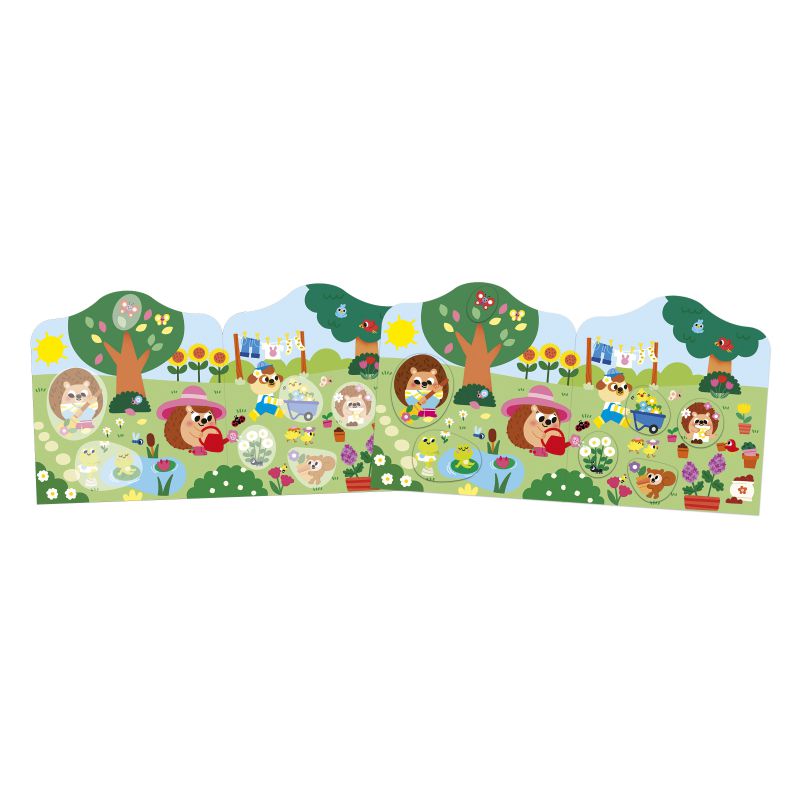 Cuaderno de pegatinas, El Jardín - Janod