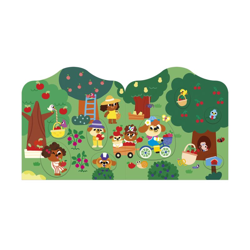 Cuaderno de pegatinas, El Jardín - Janod