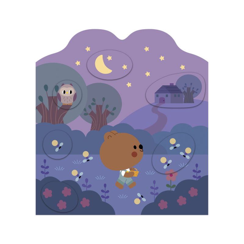 Cuaderno de pegatinas, El Bosque - Janod