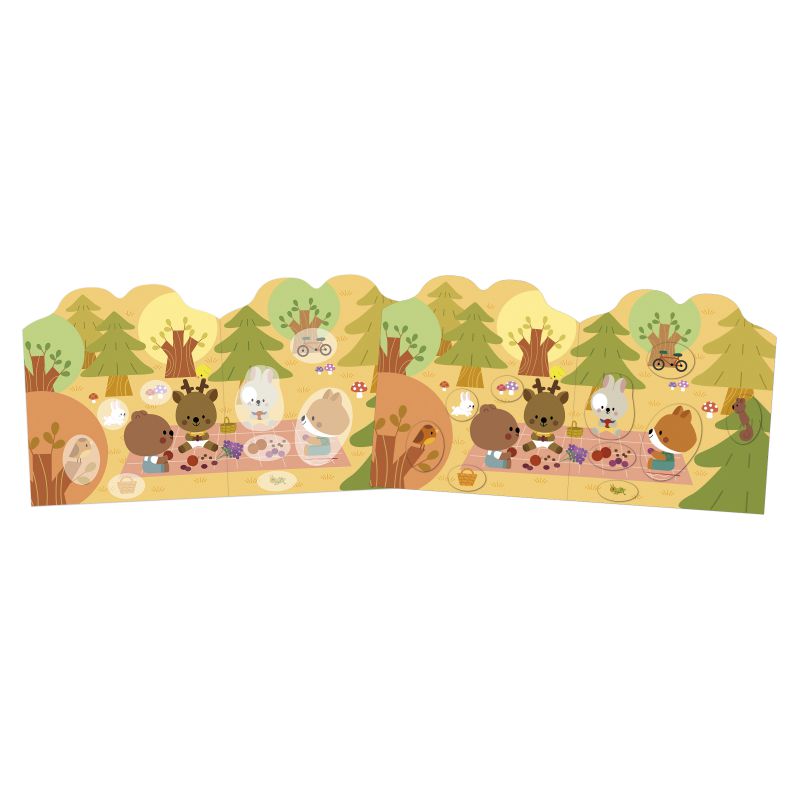 Cuaderno de pegatinas, El Bosque - Janod