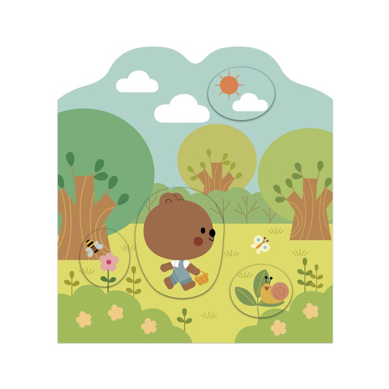 Cuaderno de pegatinas, El Bosque - Janod