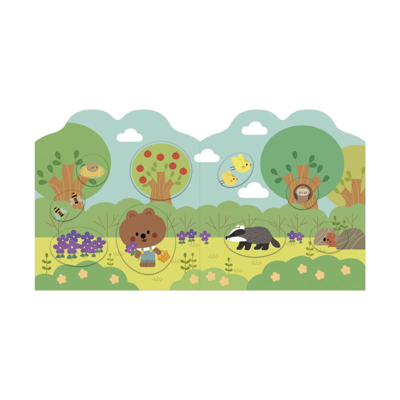Cuaderno de pegatinas, El Bosque - Janod
