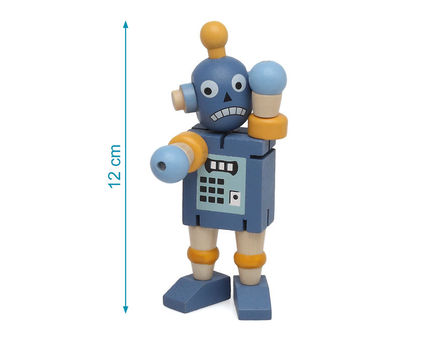 Robot articulado de madera - Kiokids