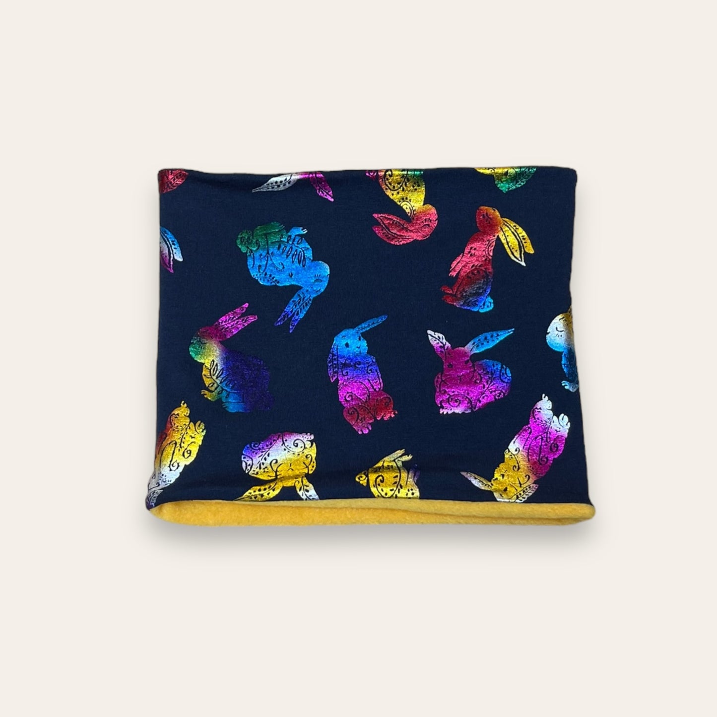 Cuello Polar Conejos foil | Braga de Cuello Niño | Kurmi Kids