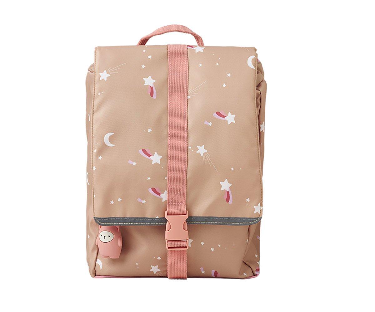 Mochila Escolar Pequeña Shooting Star Caramel Fabelab