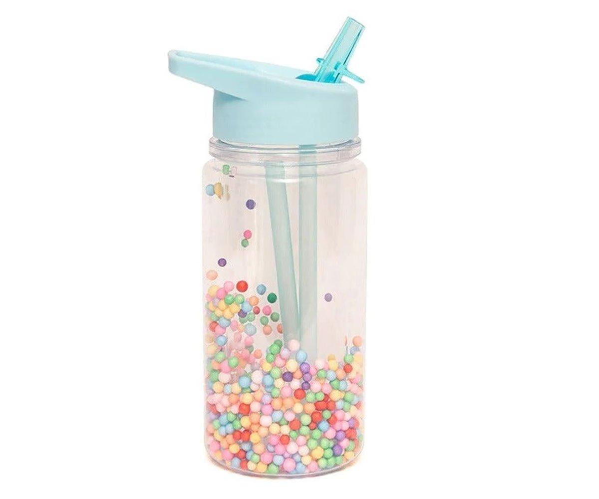 Botella Tritán Pops Macarons Aqua Blue
