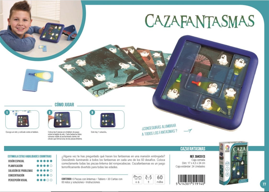 La Casa de los Fantasmas, juego de lógica - Smart Games