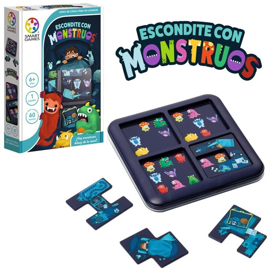 Escondite con Monstruos, juego de lógica - Smart Games