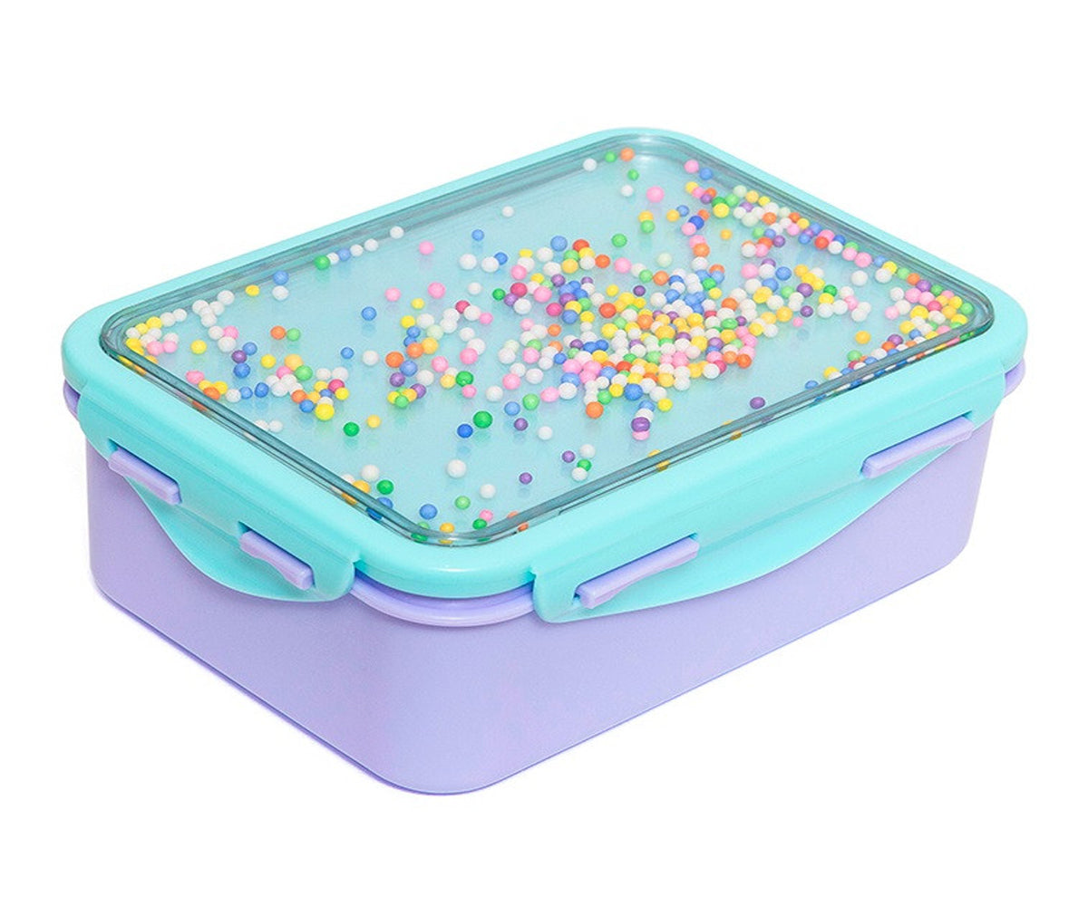 Caja de almuerzo Pop Circle Lila Petit Monkey