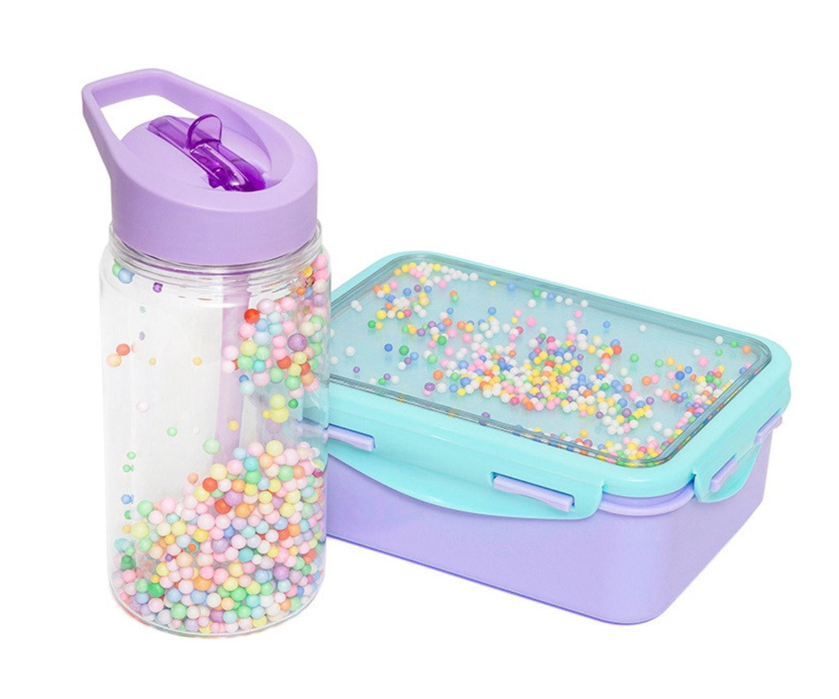 Caja de almuerzo Pop Circle Lila Petit Monkey