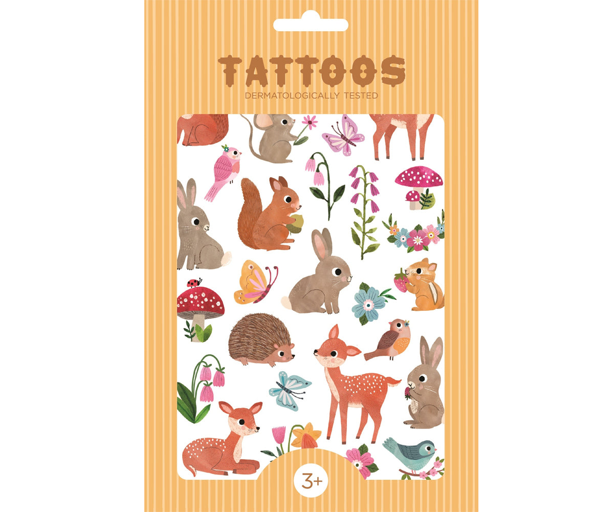 Tatuajes Temporales Woodland Friends