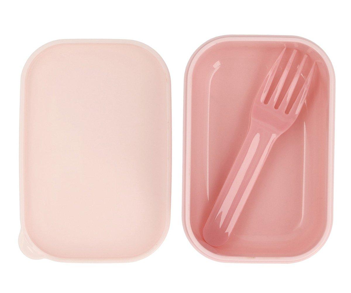 Cajita para fruta rosa claro