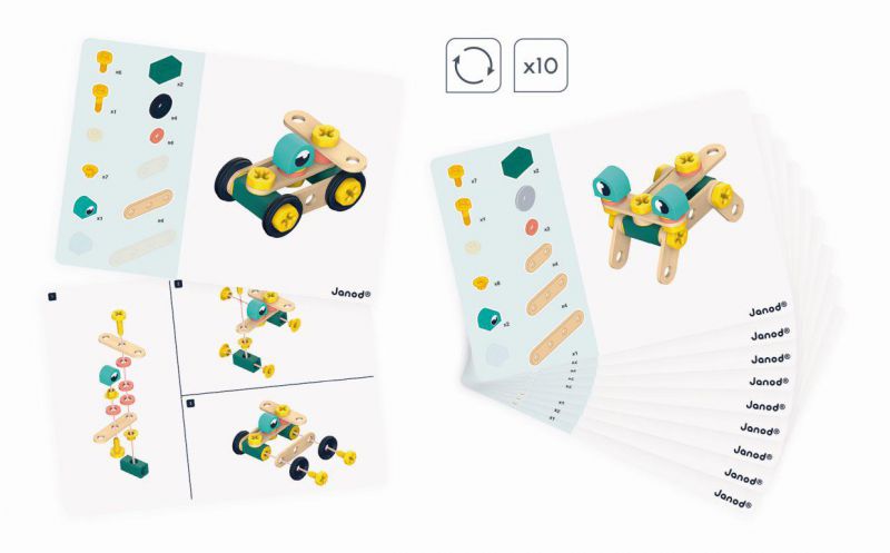 Set construcción 50 piezas, Brico´kids - Janod