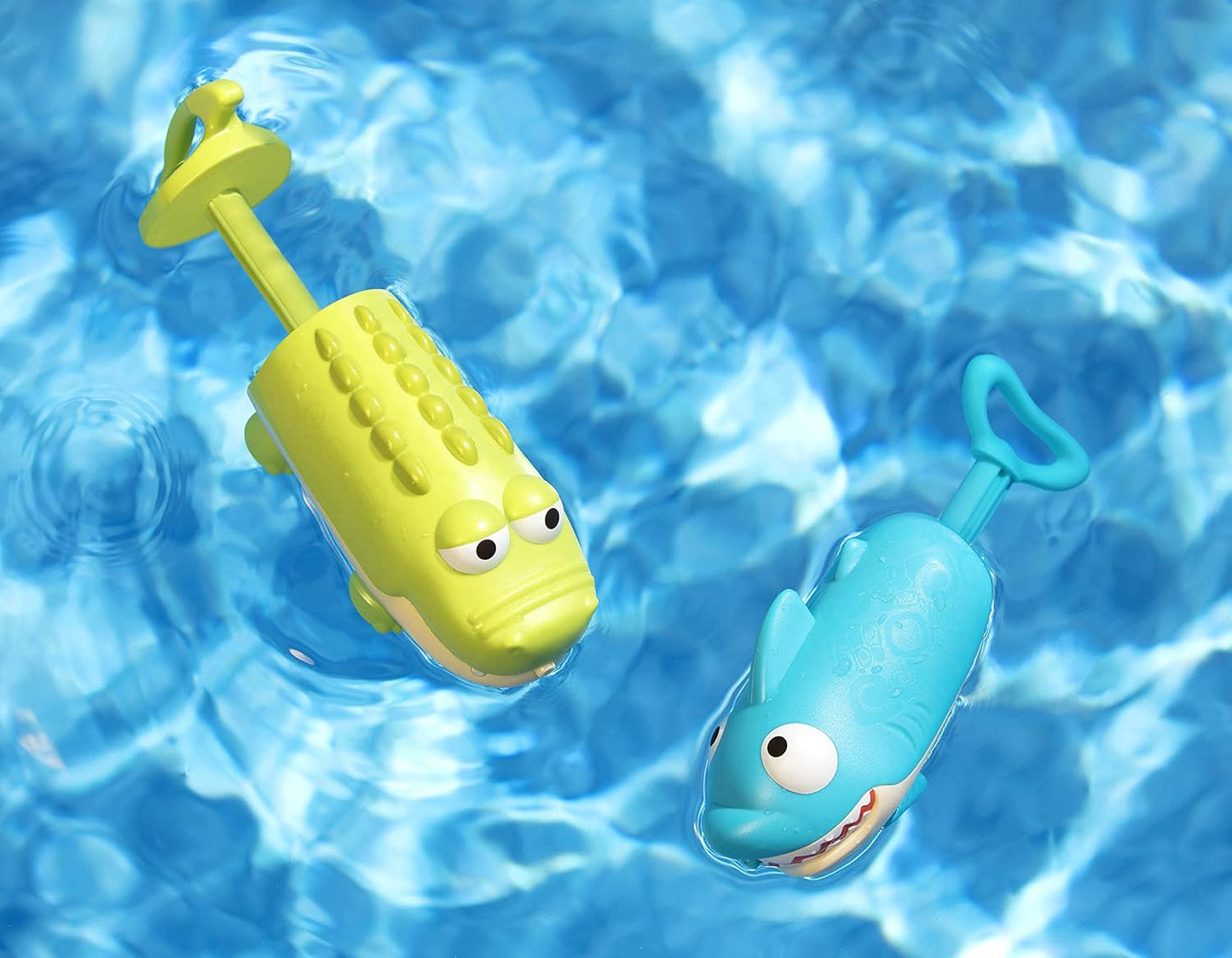 Lanzadores de agua Tiburón y Cocodrilo
