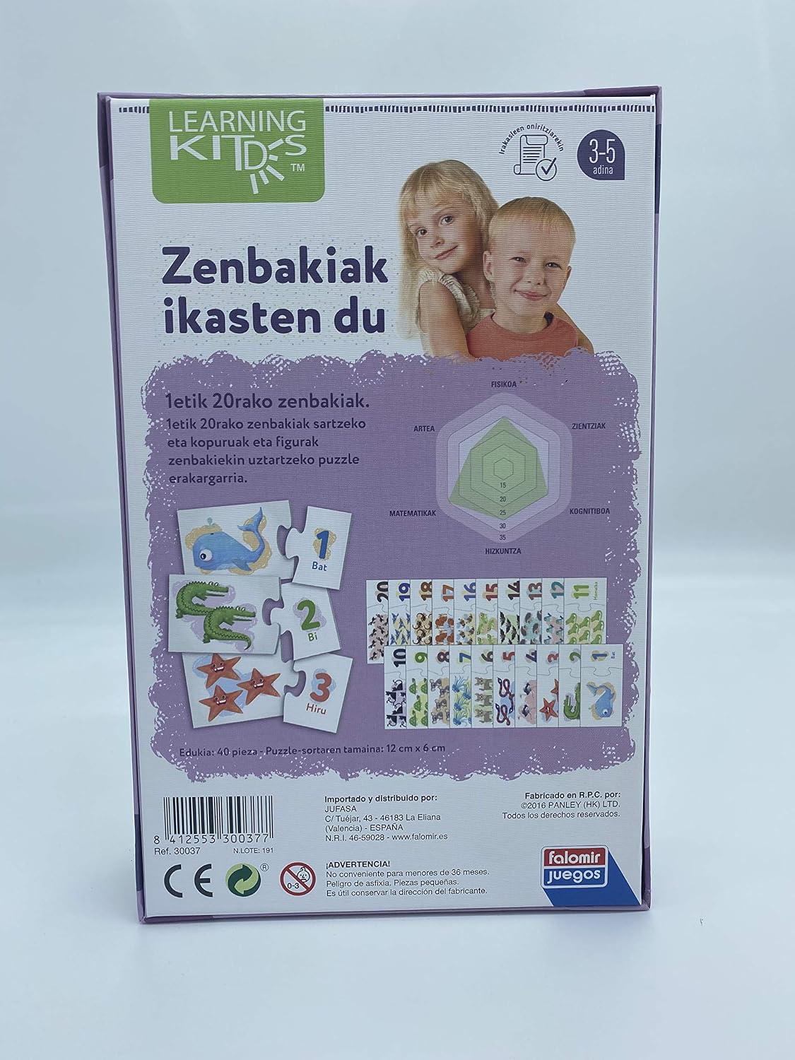 Zenbakiak ikasten du - Falomir