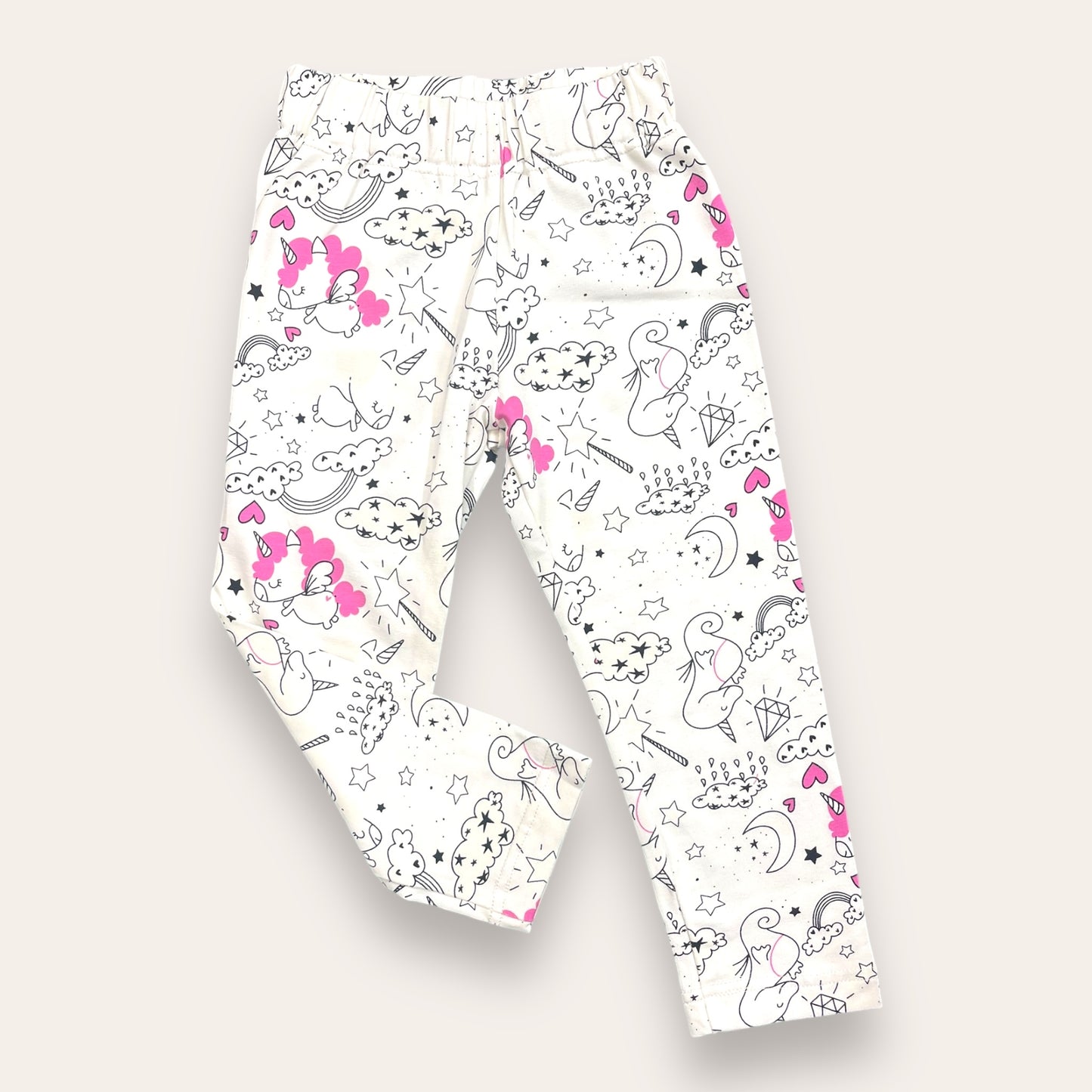 Leggings unicornios y estrellas, cambia de color con el sol