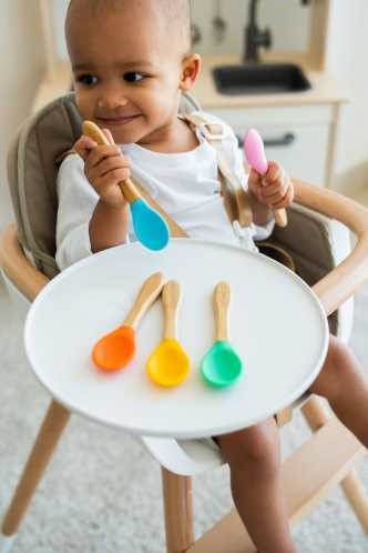 Cucharas Bamboo, Azul, Verde y Naranja - Eco Rascals