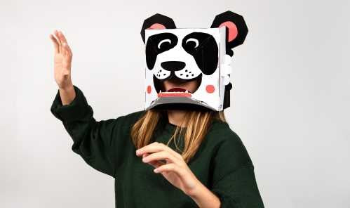Máscara 3D Panda - Omy
