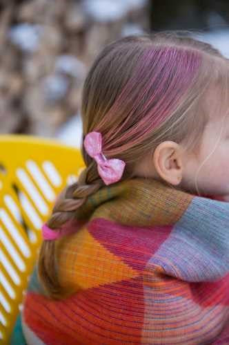 Máscara de pelo doble rosa y lila - Namaki