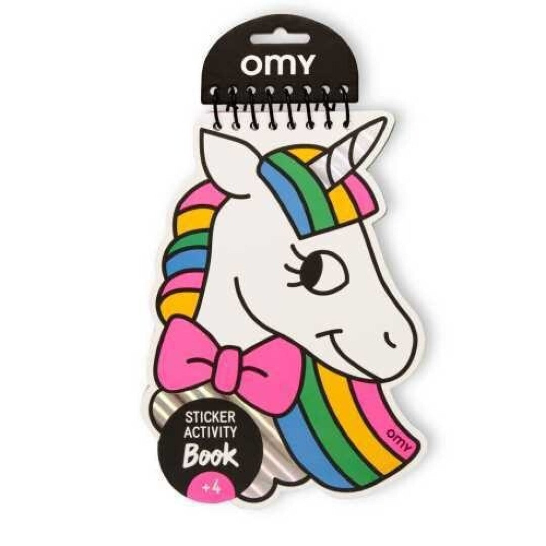 Libreta de pegatinas, Unicornio - Omy