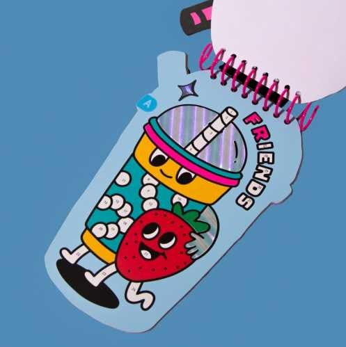 Libreta de pegatinas, Bubble Tea - Omy