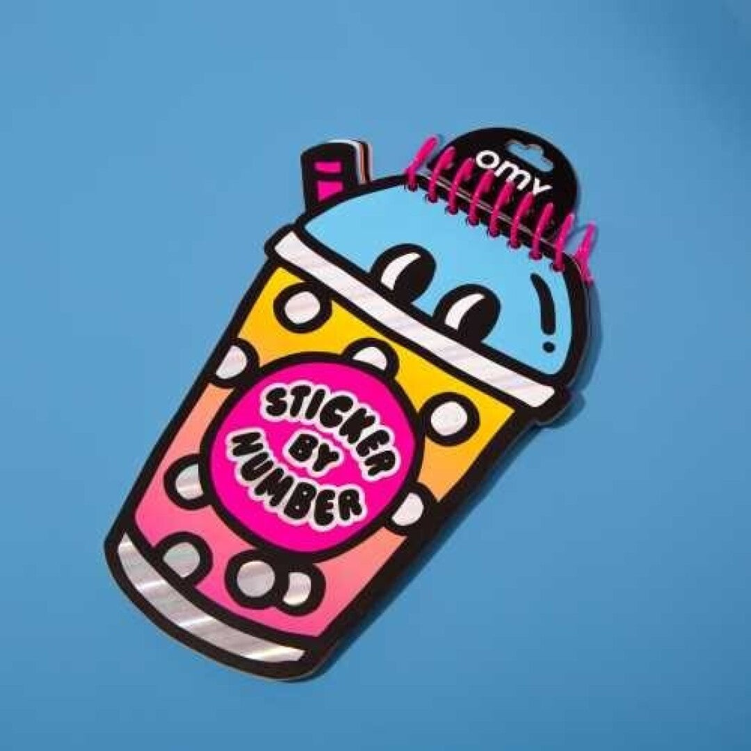 Libreta de pegatinas, Bubble Tea - Omy
