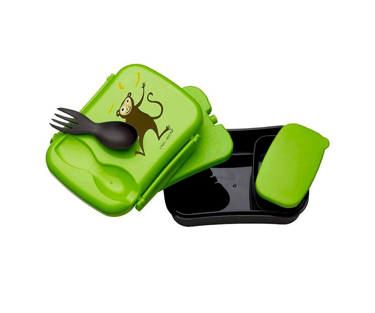 Caja de Almuerzo N'ice Box Kids Mono Lime - Carl Oscar